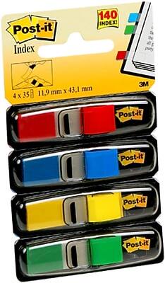 Post-it Index  
140 INDEX!  
4 x 35  
11.9 mm x 43.1 mm  
3M Post-it