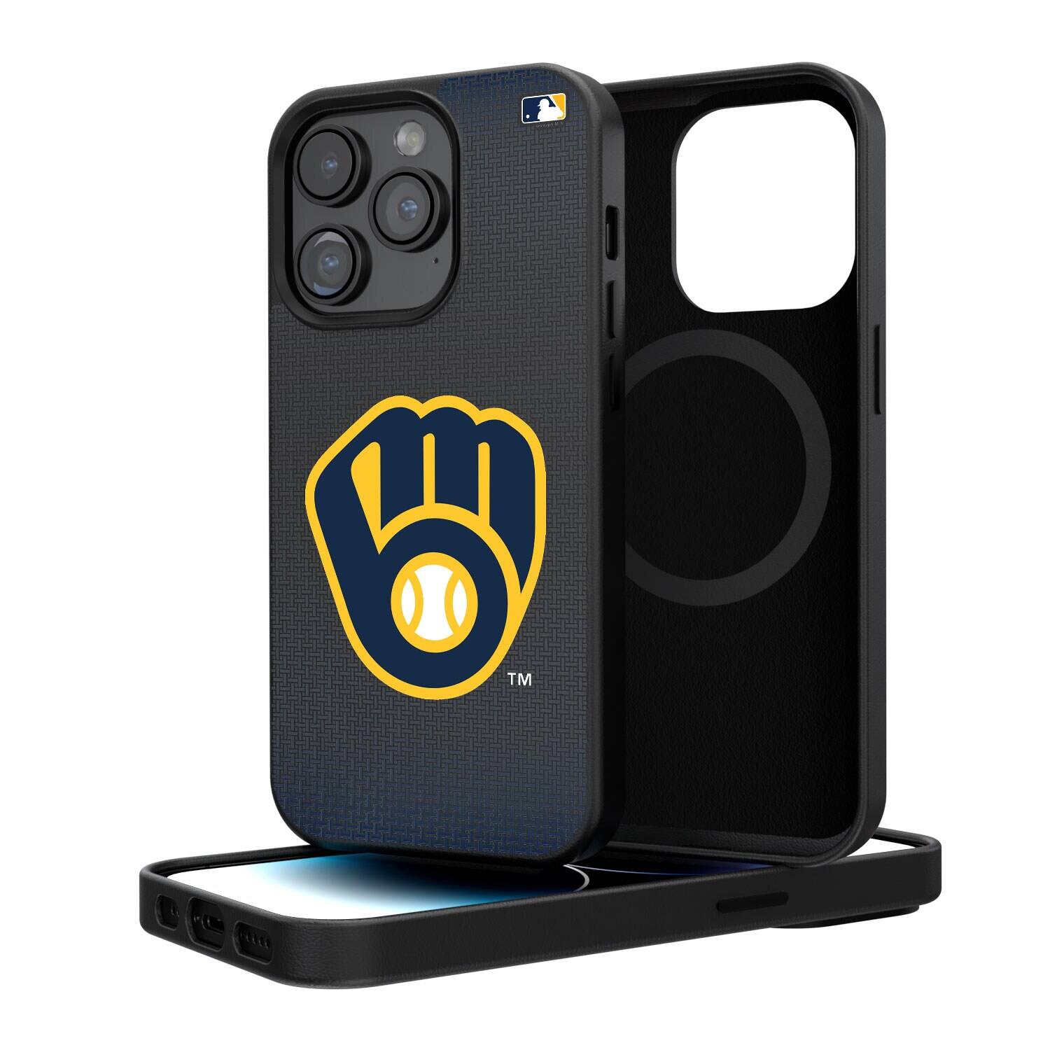 Keyscaper - MLB - Milwaukee Brewers - Linen Logo iPhone Magnetic Bump Case - 15 Pro - Black price history on PriceWatchPro