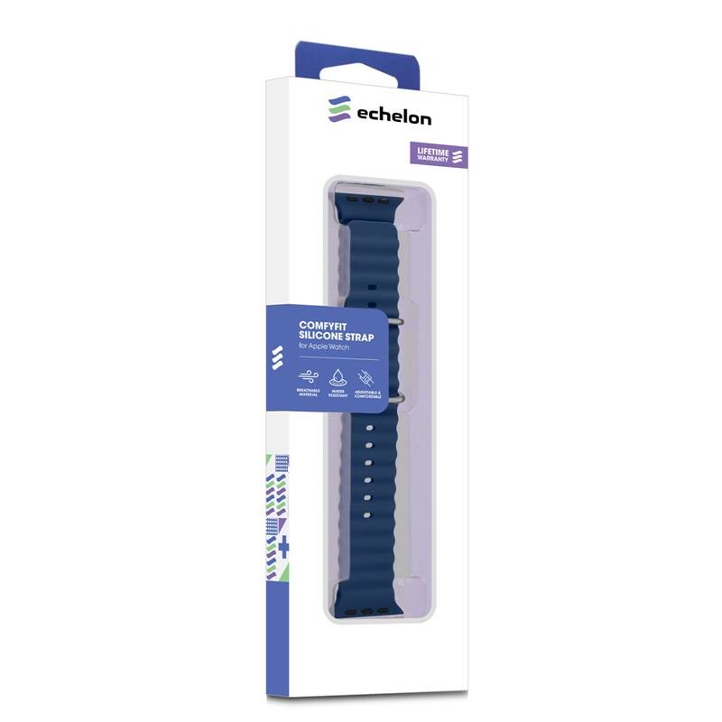 echelon LIFETIME WARRANTY COMFYFIT SILICONE STRAP for Apple Watch