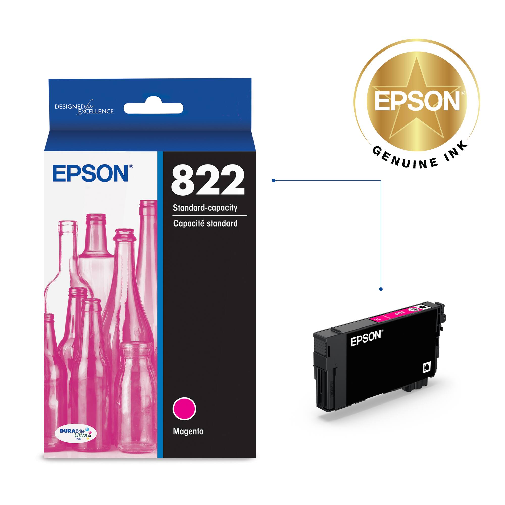 Epson 822 Standard-capacity Capacit standard Genuine Ink EPSON O4 DuraH Utra - Magenta