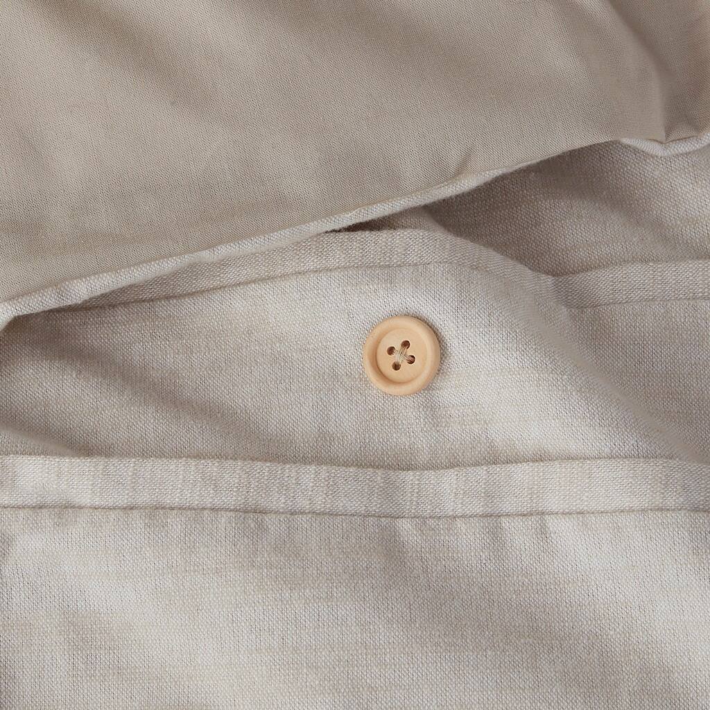 Alt View 5. Gracie Mills - Gracie Mills Jennings Modern Farmhouse Organic Cotton Comforter Cover Set with Removable Insert - Natural.