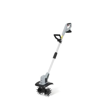Front. Dapper Supply - Dapper Supply 20V Cordless Tiller Cultivator - White.