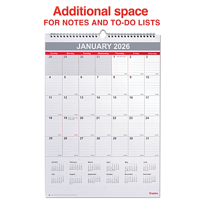 Additional space FOR NOTES AND TO-DO LISTS  
JANUARY 2026  

28 29 30 31 1 2 3 4 5 6 7 8 9 10 11 12 13 14 15 16 17 18 19 20 21 22 23 24 25 26 27 28 29 30 31  

Monday Tuesday Wednesday Thursday Friday Saturday Sunday  

Staples