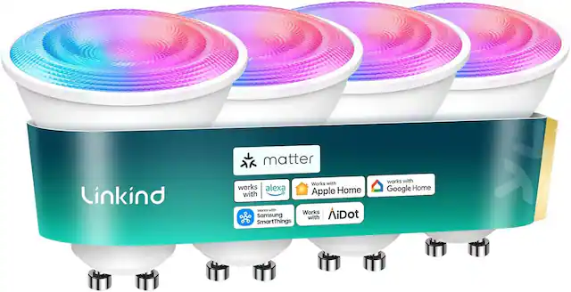 Linkind Works with Alexa, Apple Home, Samsung SmartThings, Google Home, AiDot