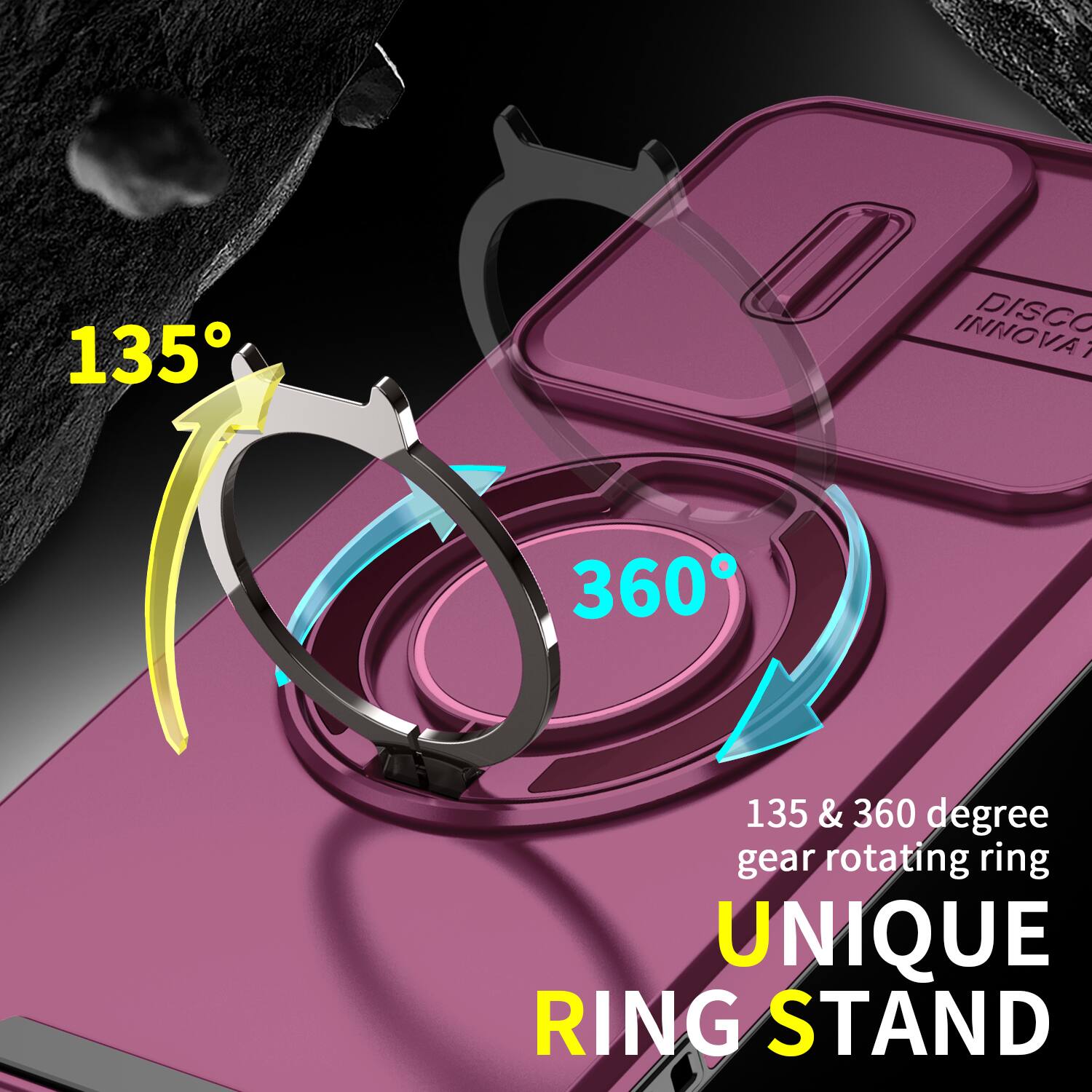 135
INNOVAT DISCO
360
135 & 360 degree gear rotating ring UNIQUE RING STAND