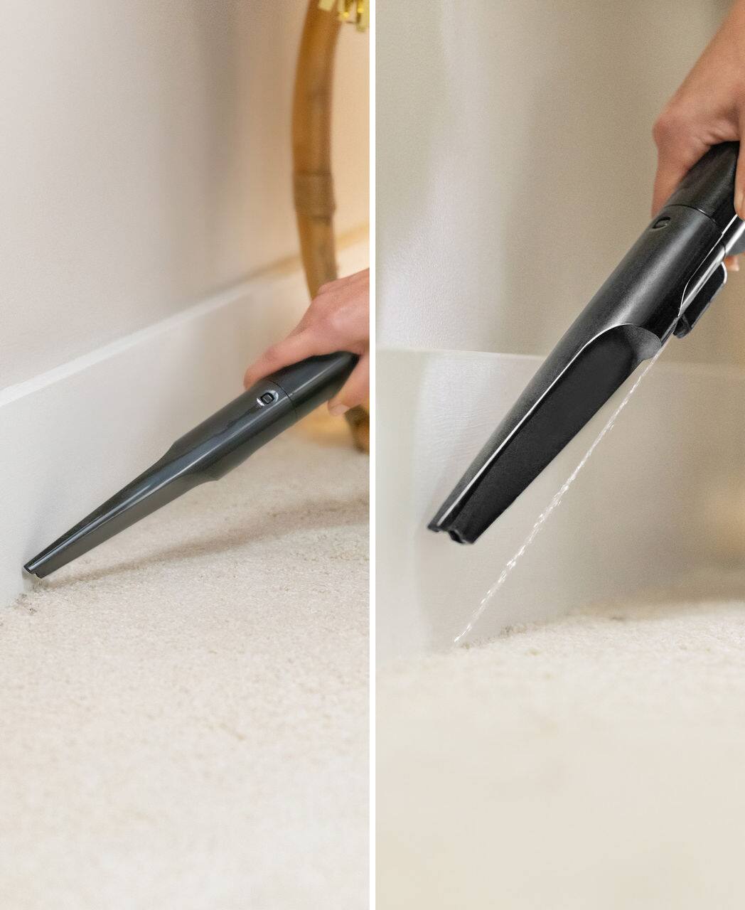 Angle. BISSELL - TurboClean Pet XL - Black with Colbalt Blue Accents.