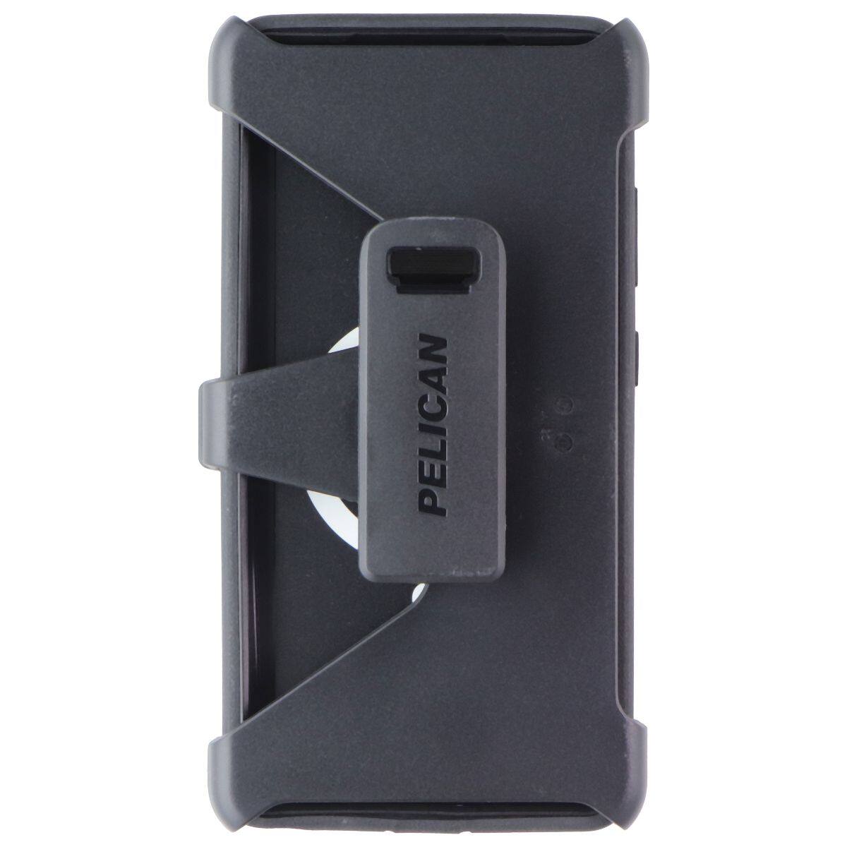 Front. Pelican - Pelican Voyager Magnetic Case with Holster for Samsung Galaxy S25 Ultra - Black - Black.