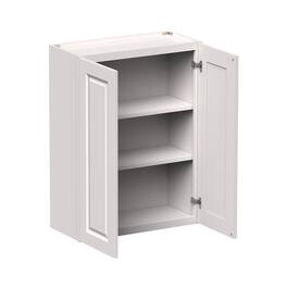 Boyel Living - 27-in W x 36-in H x 12-in D Shaker RTA Kitchen Wall Cabinet with Soft-Close Doors - Glacier White