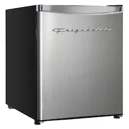 Frigidaire - 1.6 Cu Ft 50W Mini Fridge Platinum - Stainless Steel