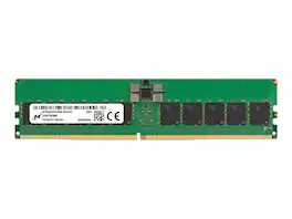 Micron Technology - mtc20f208xs1rc56bb1r 48gb ddr5 5600mhz rdimm memory - Green