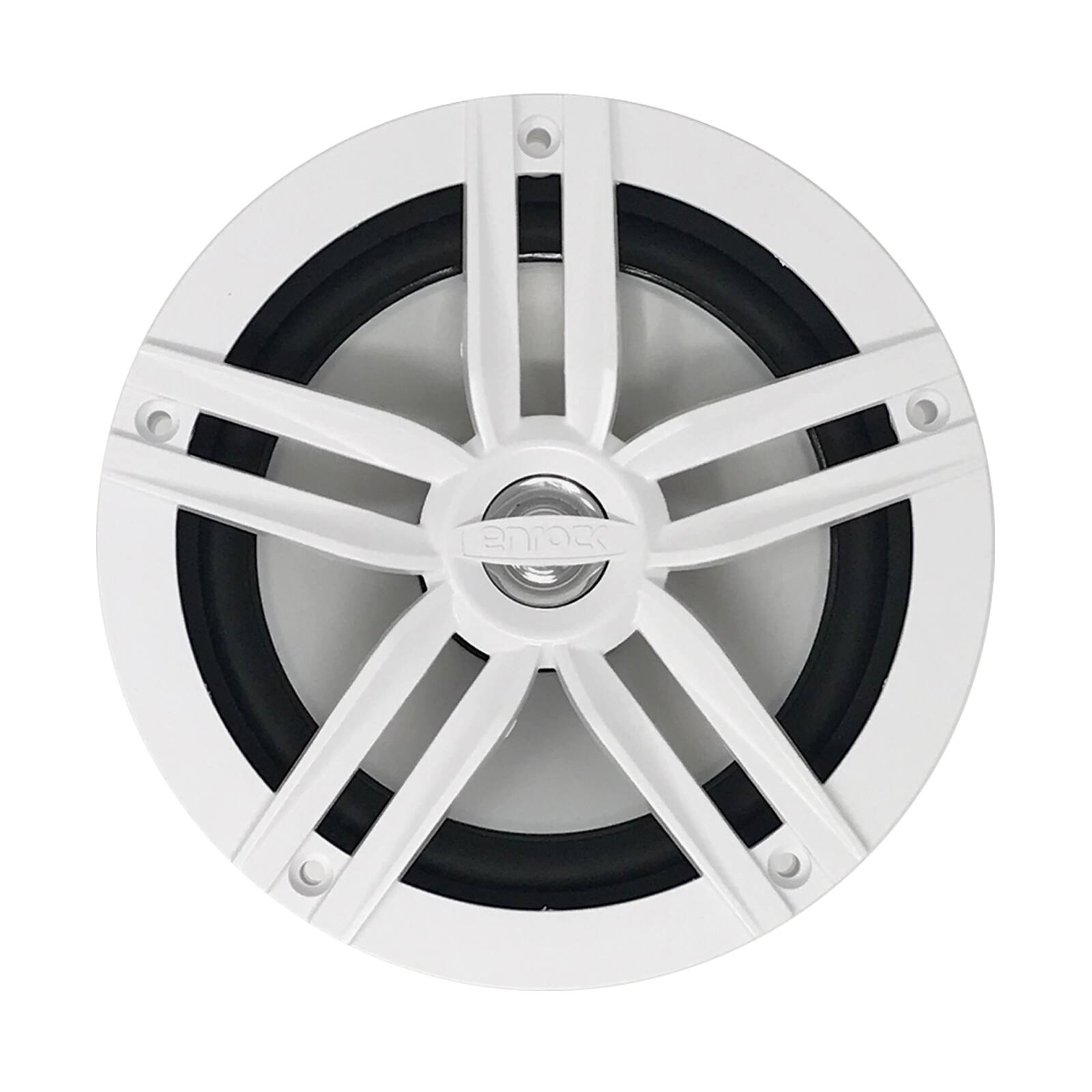 Alt View 1. Enrock Marine - Enrock 6.5" 180 Watt Max 2-Way High-Performance Marine Audio Speakers (White, Pair).