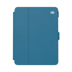 Front. Speck - Balance Folio Case for Apple iPad Air 11"(latest M4/M3/M2), iPad Pro 11"(3rd/2nd/1st Gen) & iPad Air 10.9"(5th/4th Gen) - Blue/Faded Teal.