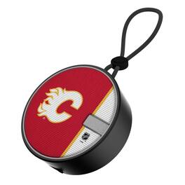 Keyscaper - Calgary Flames Logo Waterproof Bluetooth Speaker - Multicolor