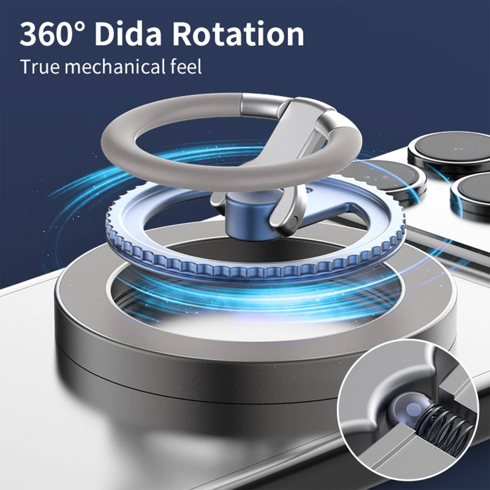 360° Dida Rotation  
True mechanical feel