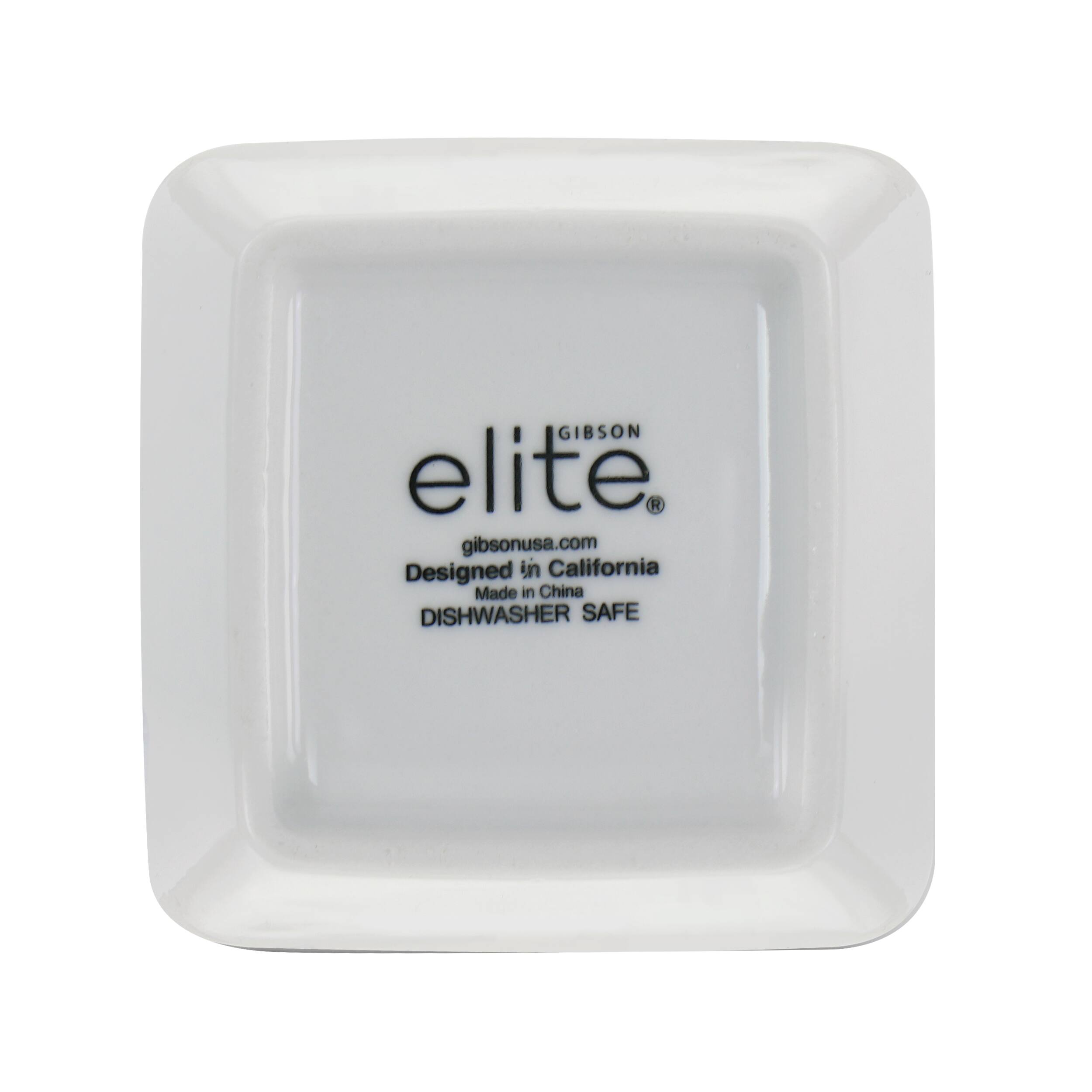 GIBSON  
elite  
gibsonusa.com  
Designed in California  
Made in China  
DISHWASHER SAFE