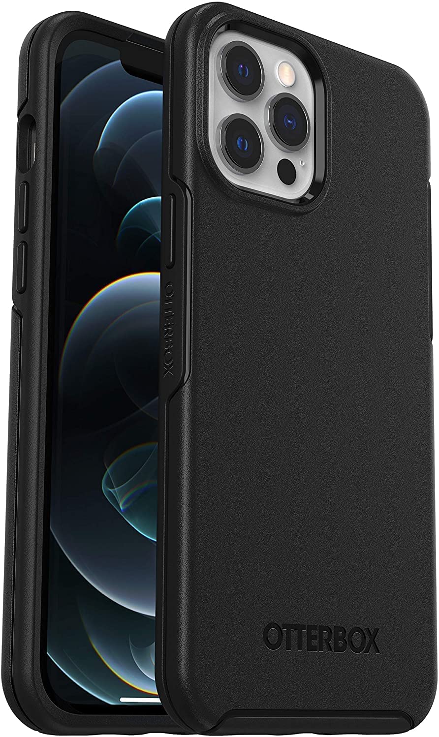 OtterBox - Symmetry Series Case - iPhone 12 Pro Max - Black