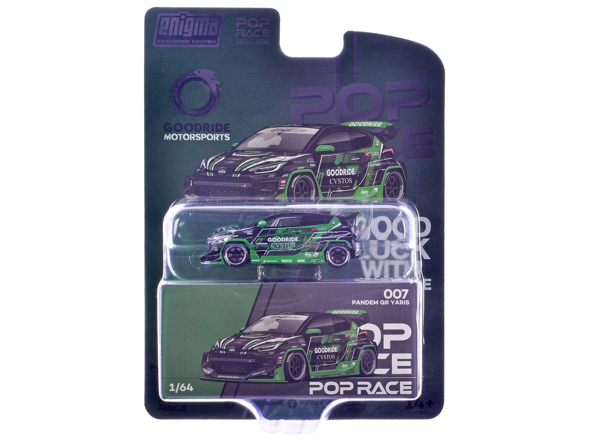enigma POP RACE EXCLUSIVE EDITION RACE a NOW GOODRIDE POP GOODRIDE SN MOTORSPORTS CARE ie I ot GOODRIDE i 6OOOe CVSTOS GOODRIDE. EUECOO T...ER Sd P J DO D UeK WIT E 007 PANDEM GR YARIS ZOO 1/64 RACE 1 ADODRIDF JA - P GOODRIDE CVSTOS CE POP RACE cprace.net POPRace -C 14+