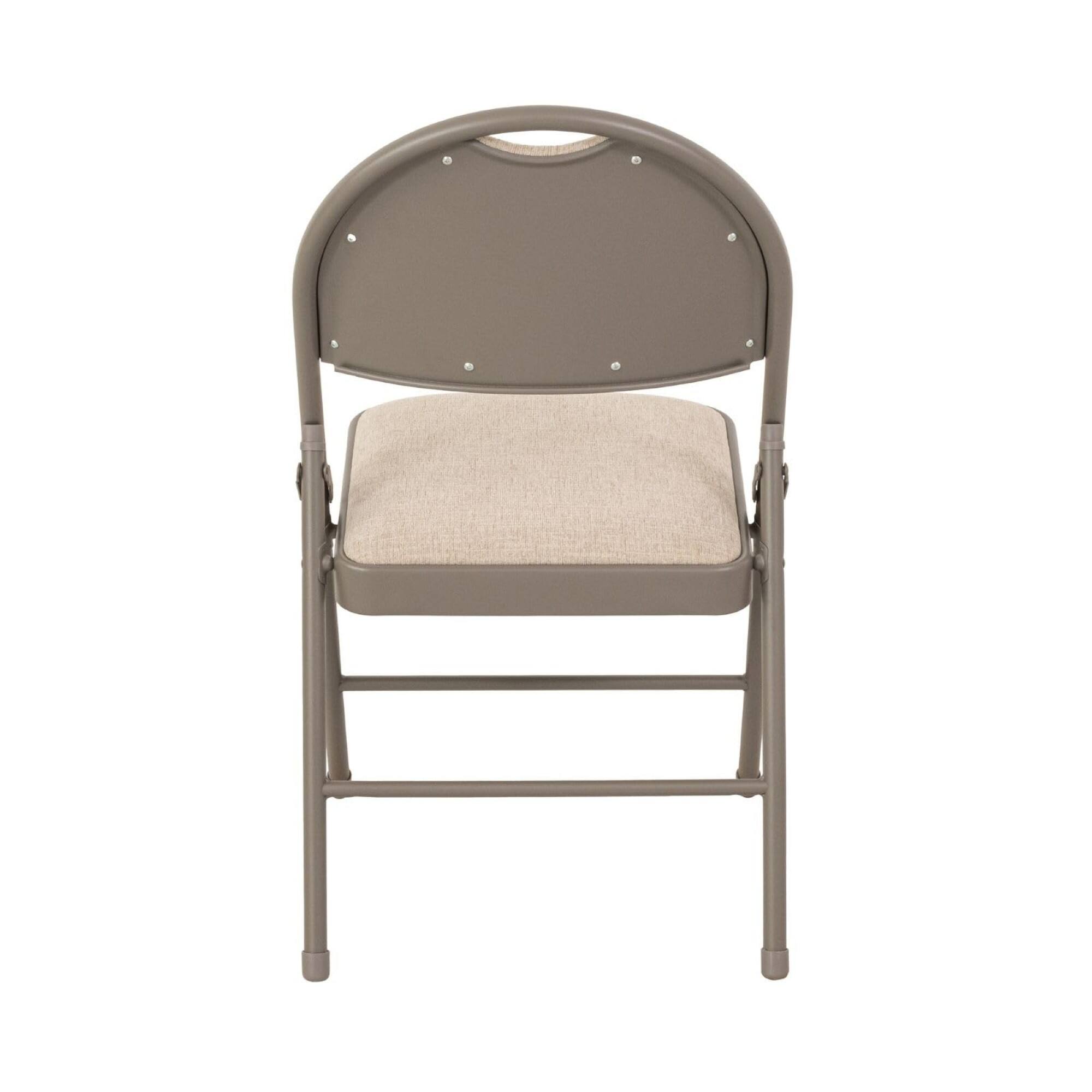 Alt View 6. Sudden Comfort - Sudden Comfort Set of 4 Double Padded Steel High Back Folding Chairs, Chicory - Chicory.