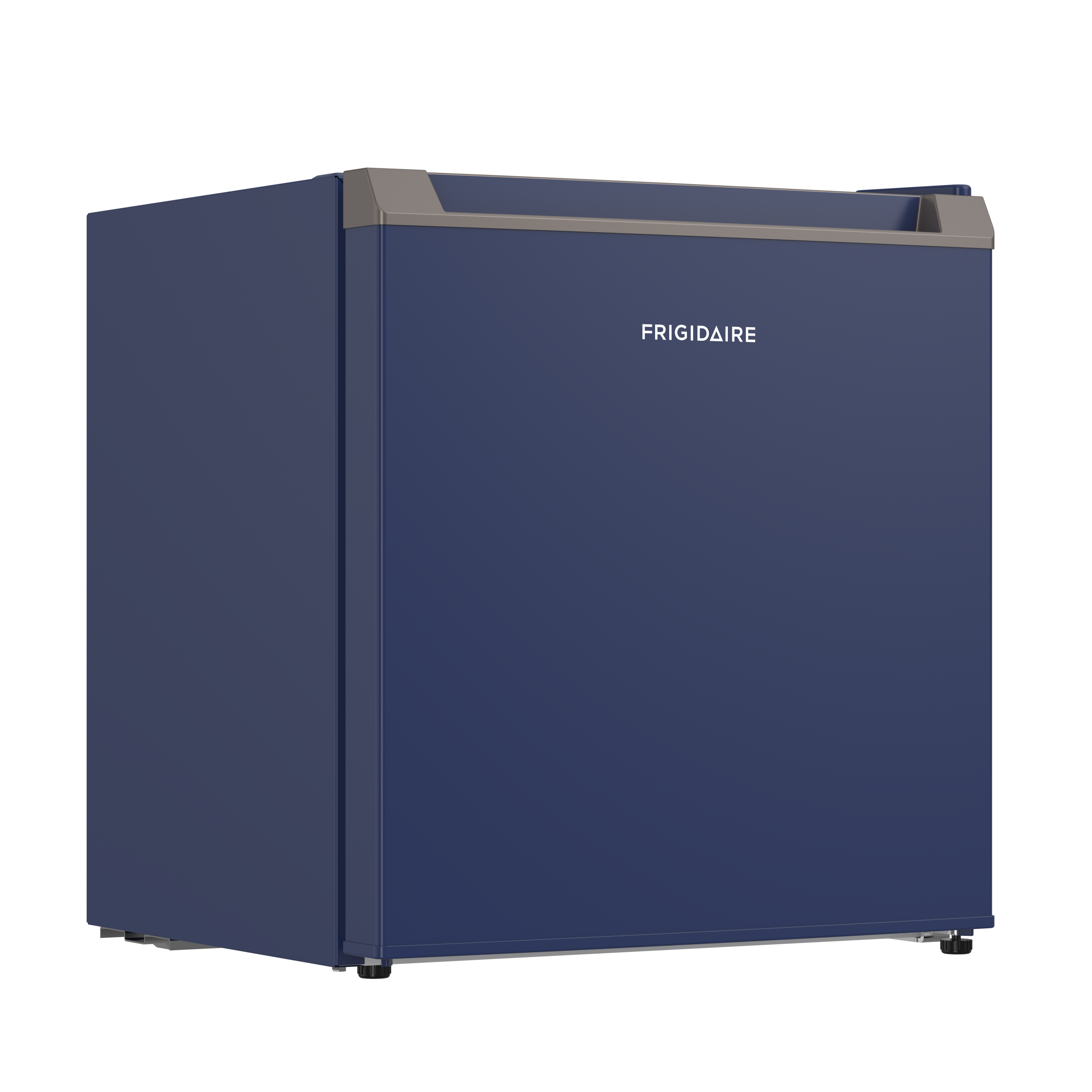 Left. Frigidaire - Frigidaire 1.6 cu ft Compact Mini Fridge, Perfect for Home or Office, Contemporary Series, Navy, 1.6 cu ft - Blue.