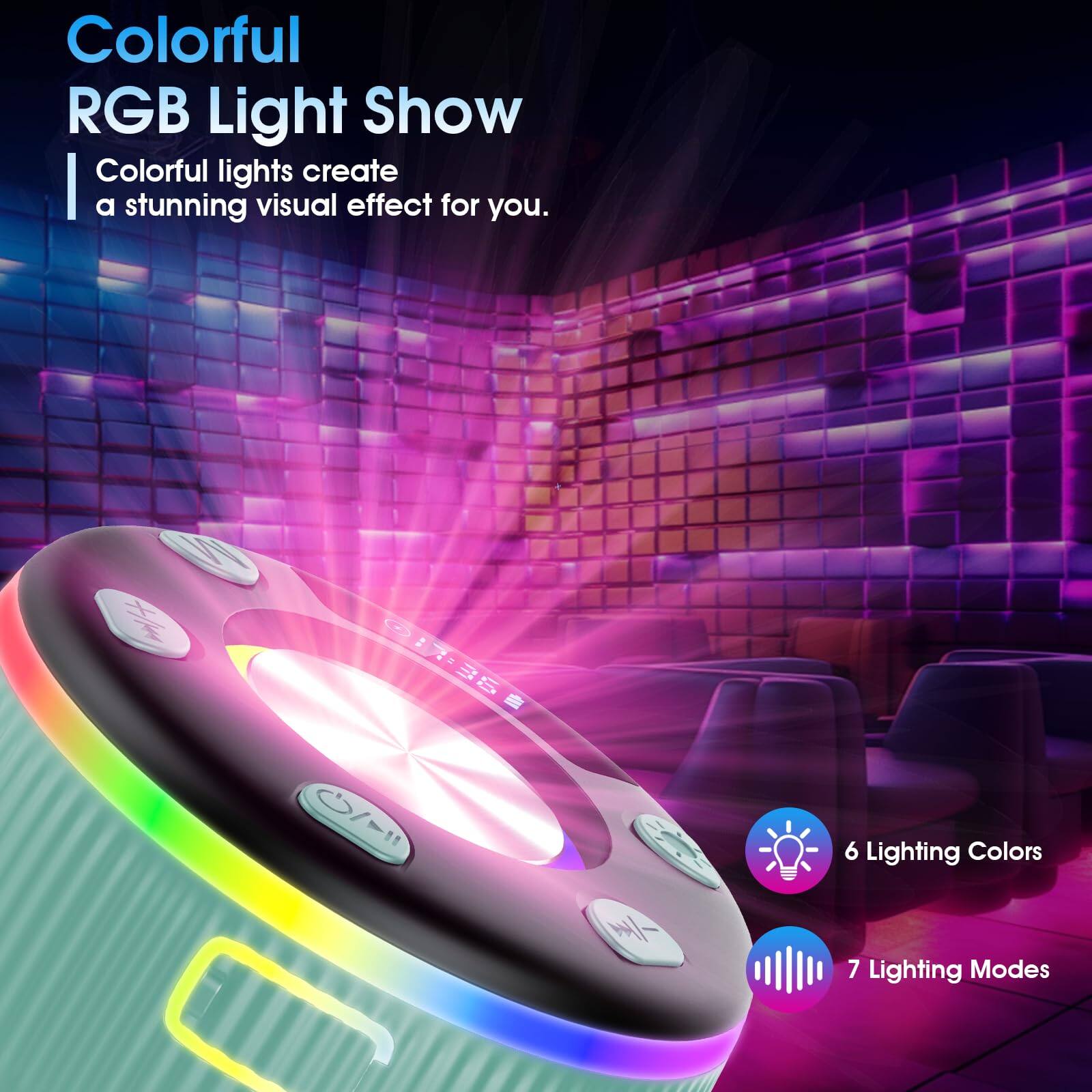 Colorful RGB Light Show

Colorful lights create a stunning visual effect for you.

6 Lighting Colors

7 Lighting Modes