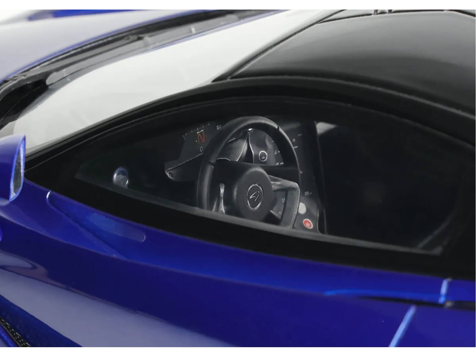 Alt View 1. GT Spirit - 2023 McLaren 750S Coupe Blue Metallic with Black Top 1/18 Model Car by GT Spirit.