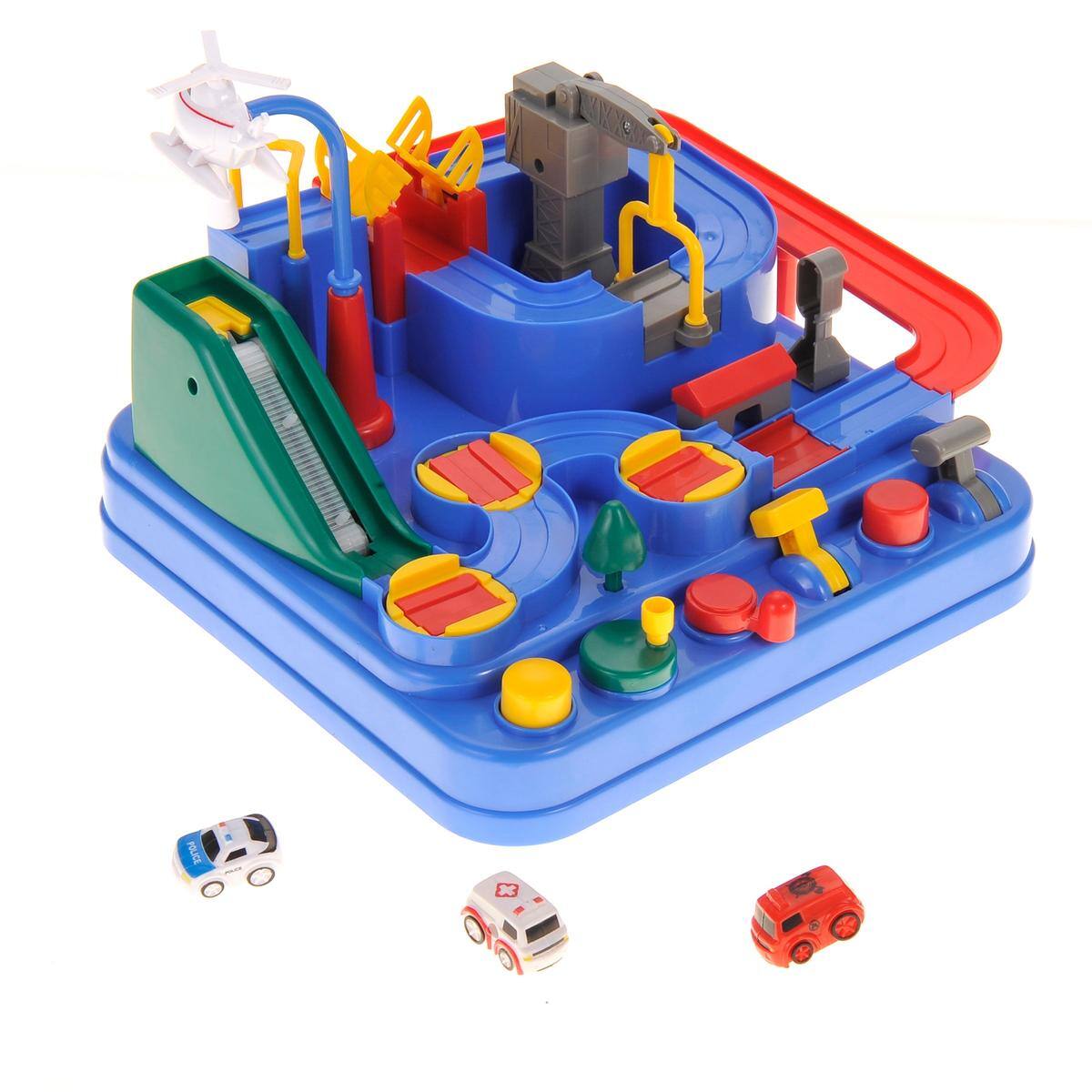 JuzToys STEM Toys Building Toys For Kids, Race Track Car Adventure