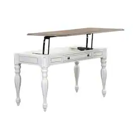 Liberty Furniture Industries - Magnolia Manor Lift Top Writing Desk in Antique - White