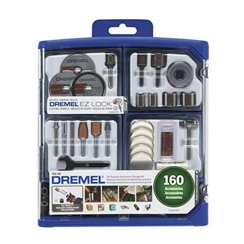 DREMEL EZ LOCK  
CUTTING WHEELS MEULES DE COUPE  
POS DE 710-08  
DREMEL 160 Accessories Accessoires Accesorios  

160 Accessories Accessoires Accesorios