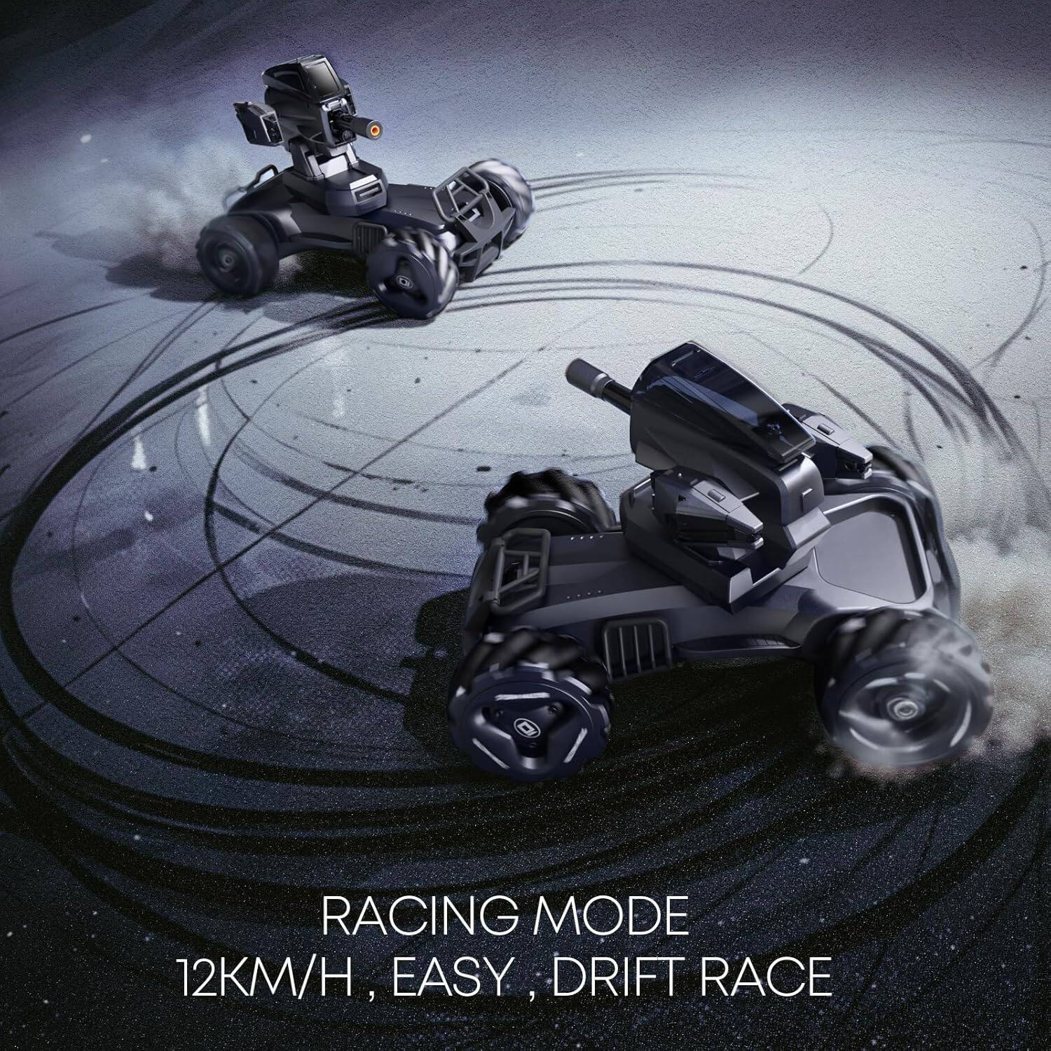 RACING MODE  
12KM/H, EASY, DRIFT RACE