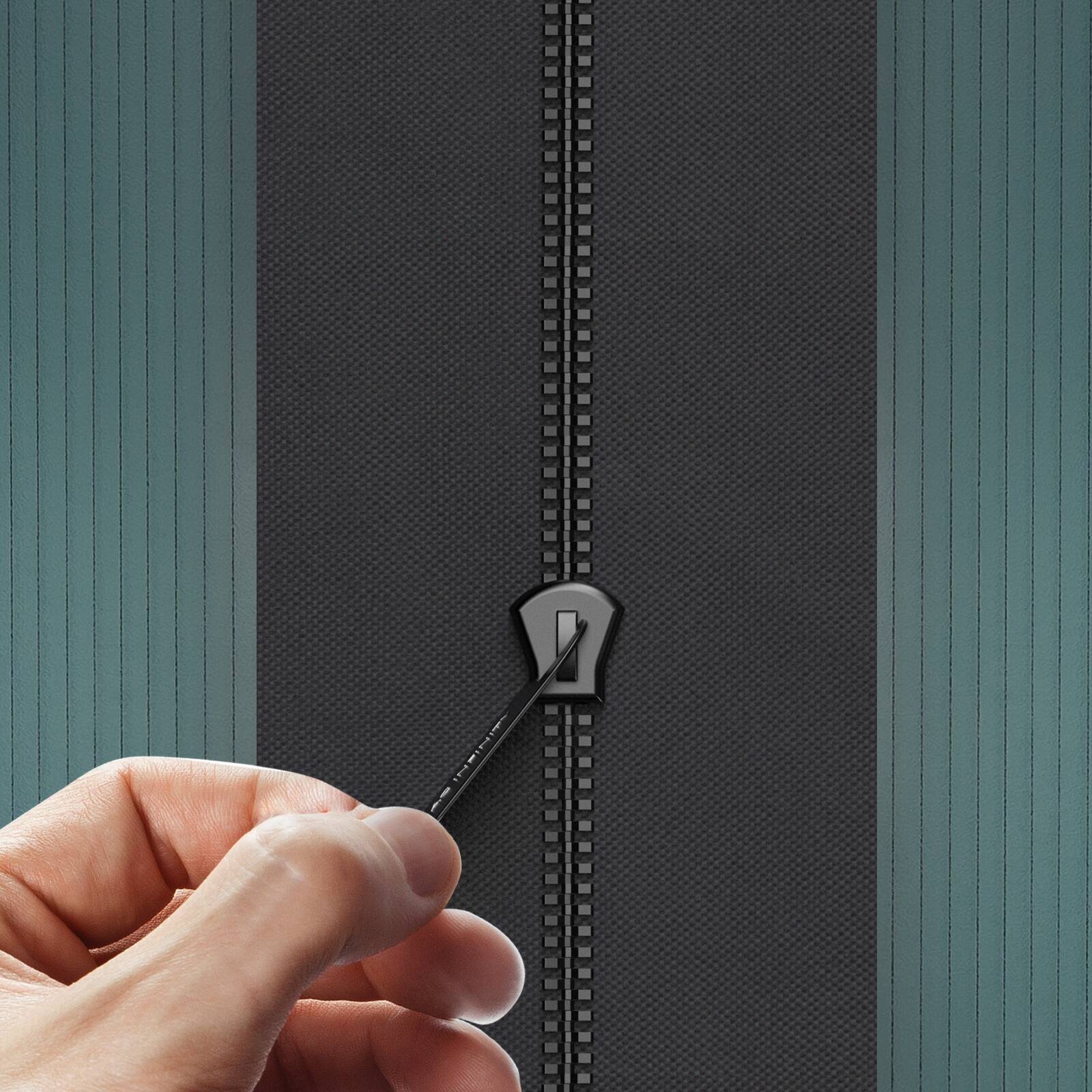 Alt View 5. AC Infinity - Peel and Stick Zipper 3" x 7', Double-Sided SBS Zippers, 2-Pack.
