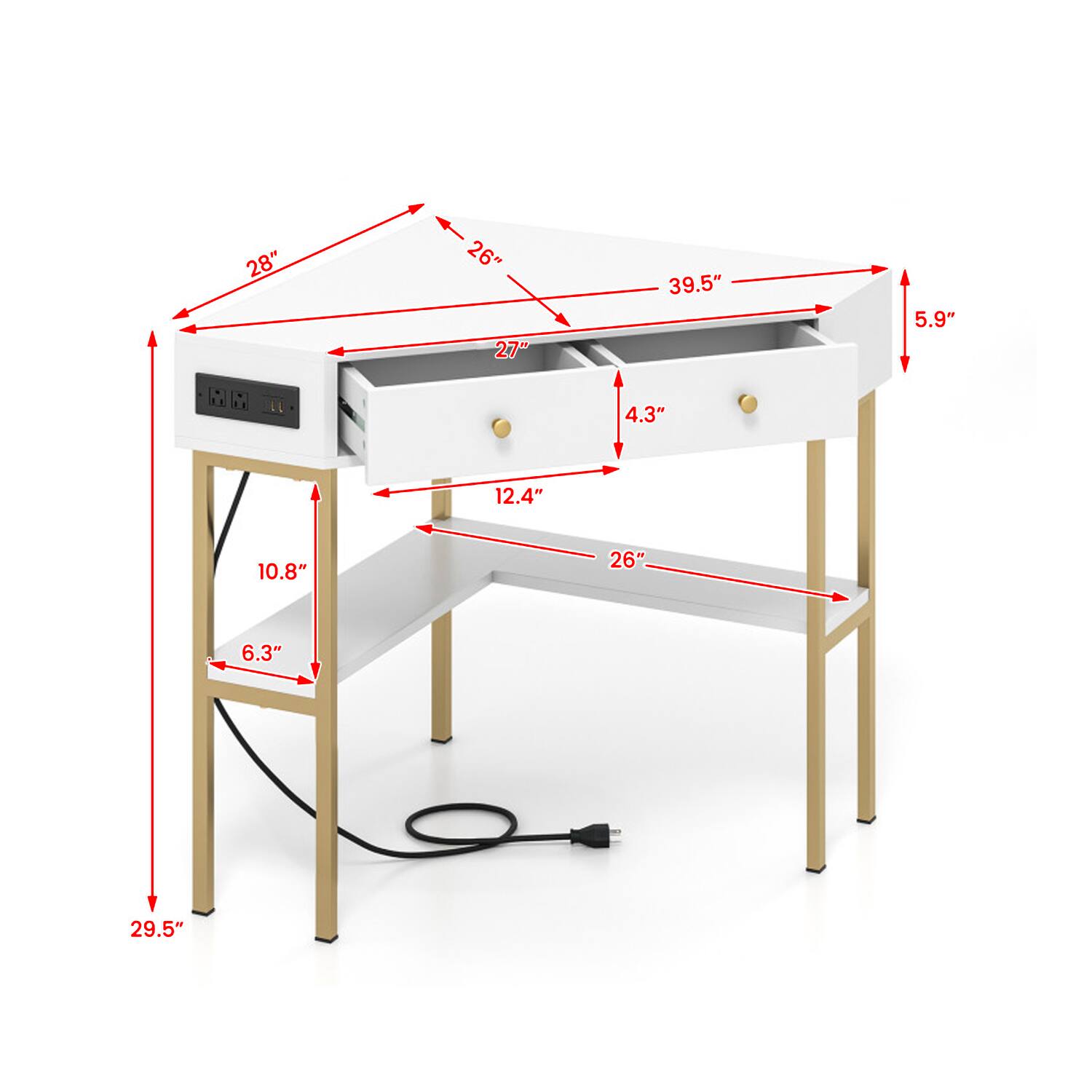 28" 26" 27" 39.5" 5.9" 4.3" 12.4" 10.8" 26" 6.3" 29.5"