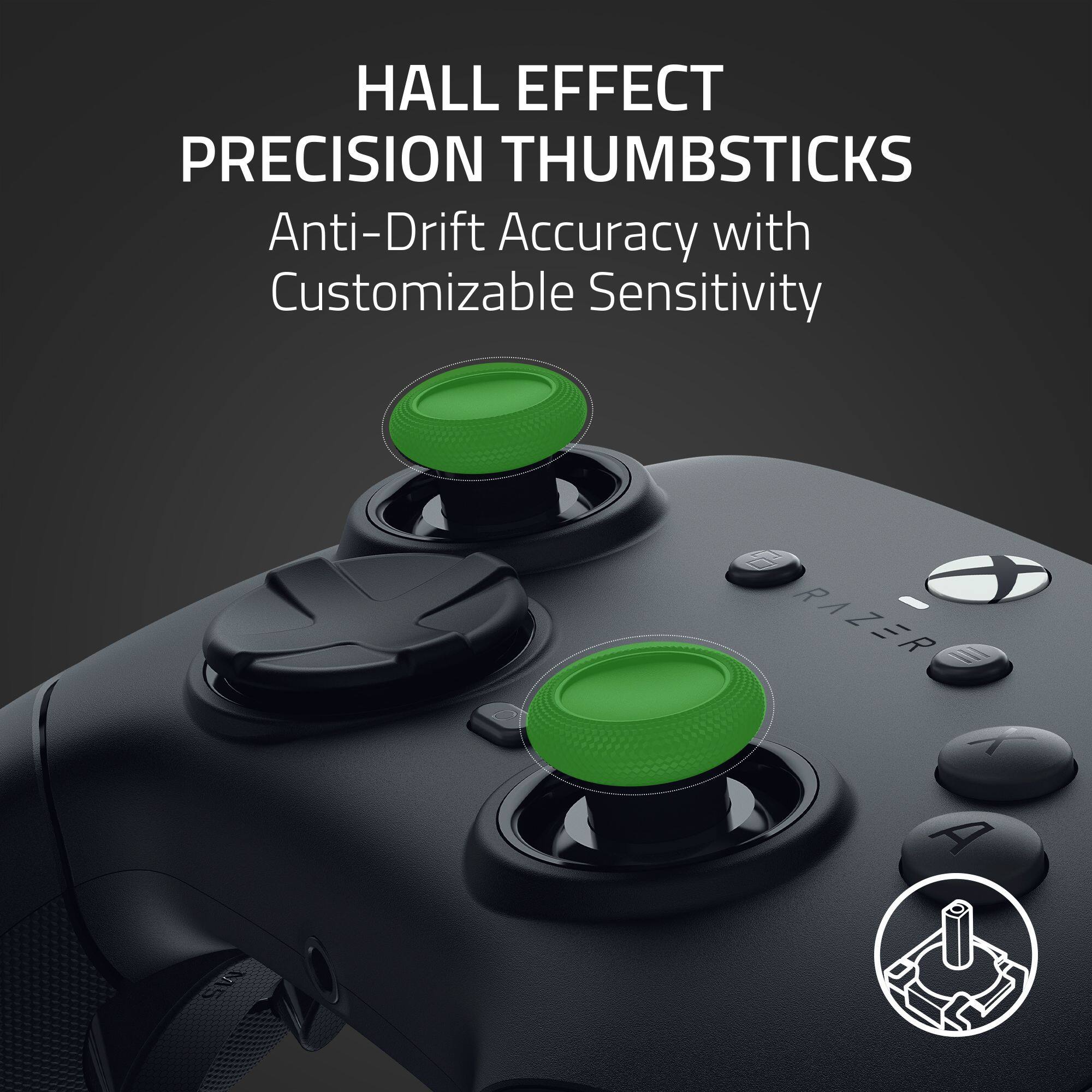 Hall Effect Precision Thumbsticks Anti-Drift Accuracy with Customizable Sensitivity Razer.