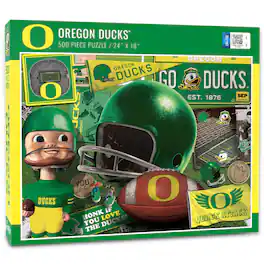 YouTheFan - Oregon Ducks 500-Piece Retro Series Puzzle - Multicolor