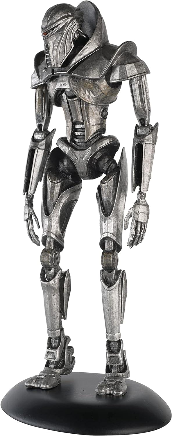 Alt View 1. Eaglemoss - Eaglemoss Battlestar GalacticaFigurine | Cyclon Centurion - Silver.