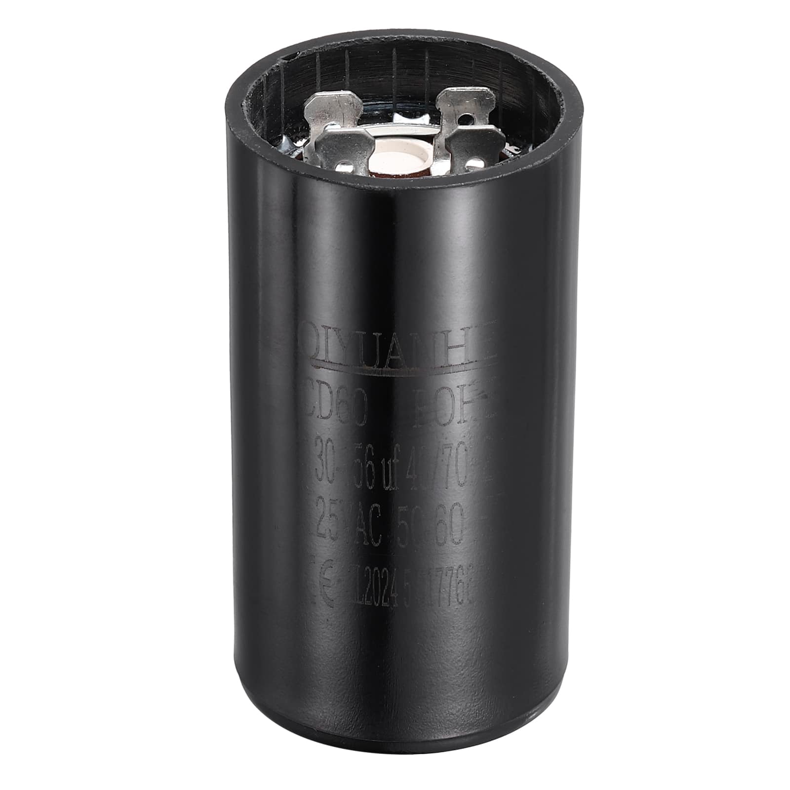Unique Bargains - CD60 Motor Run Capacitor, 130-156uF MFD AC125V, 50-60Hz, for Electric Motor, 36x70mm - Black price history on PriceWatchPro