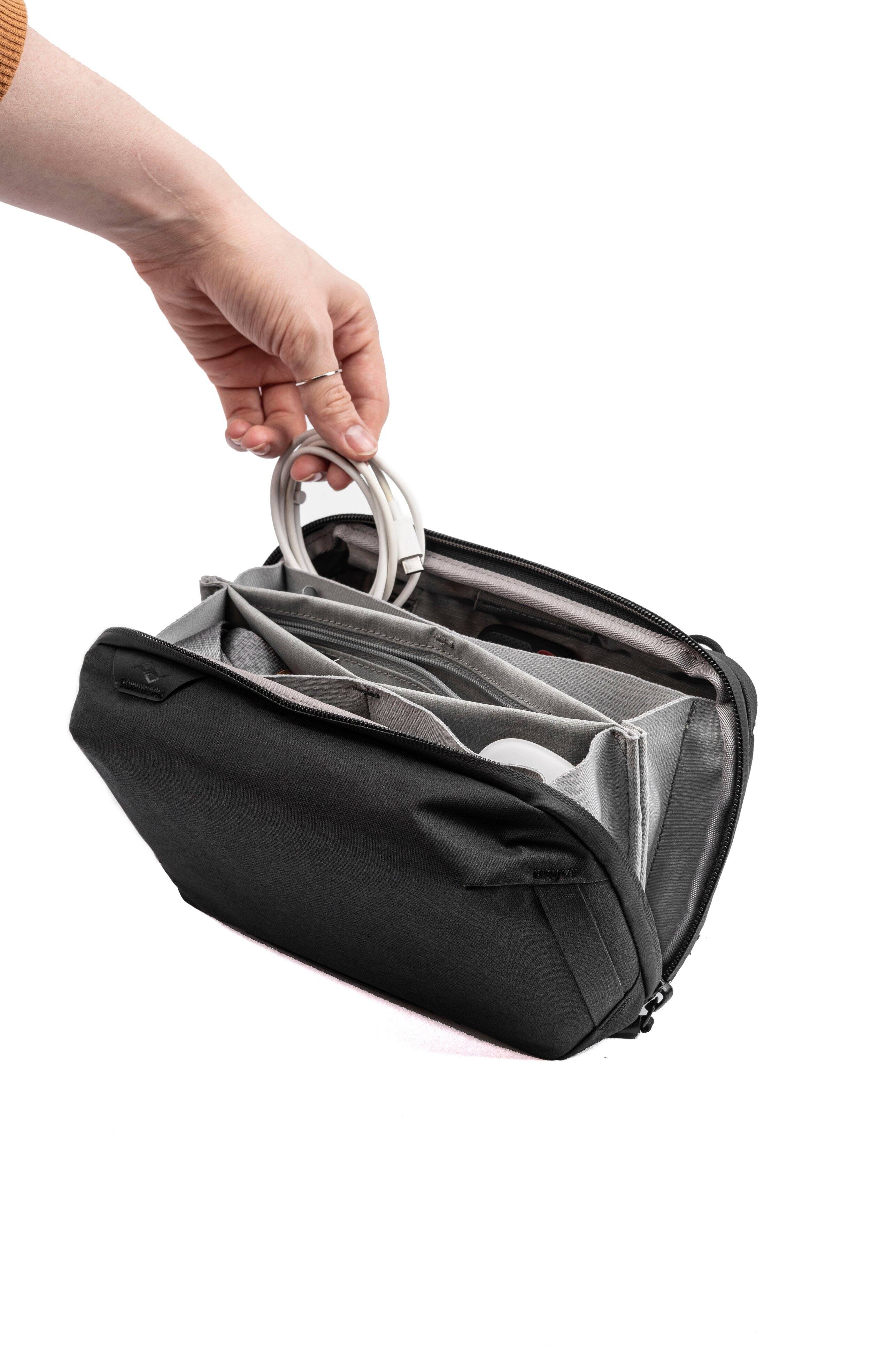 Alt View 19. Peak Design - Tech Pouch - Black.