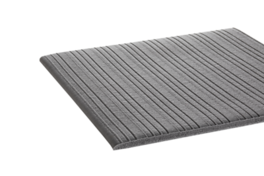 Crown Mats - #410 Tuff-Spun Foot-Lover Anti-Fatigue Commercial, 3' x 5' - Gray