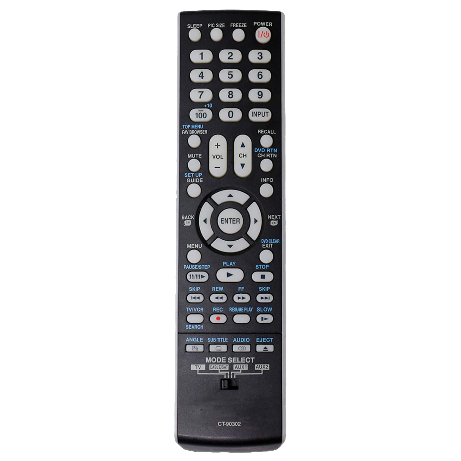 ALLIMITY - Replacement Remote Control CT-90302, Fit for Toshiba Television 37RV530U 42RV530U 46RV530U 52RV530U 42RV535U 46RV535U - Black price history on PriceWatchPro