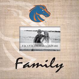 Fan Creations - Boise State Broncos 10'' x 10'' Burlap Pattern Frame - Multicolor