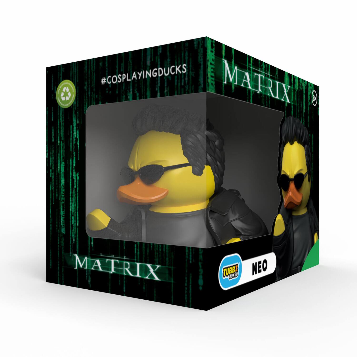 #COSPLAYINGDUCKS  
MATRIX  
NEO  
TUBBZ COLLECTIBLES