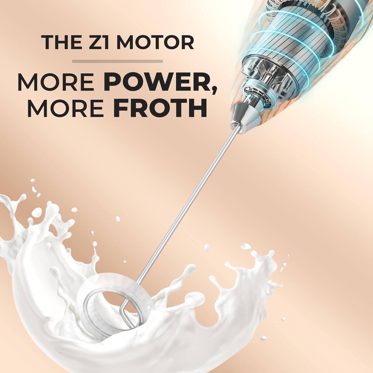 THE Z1 MOTOR, MORE POWER, MORE FROTH