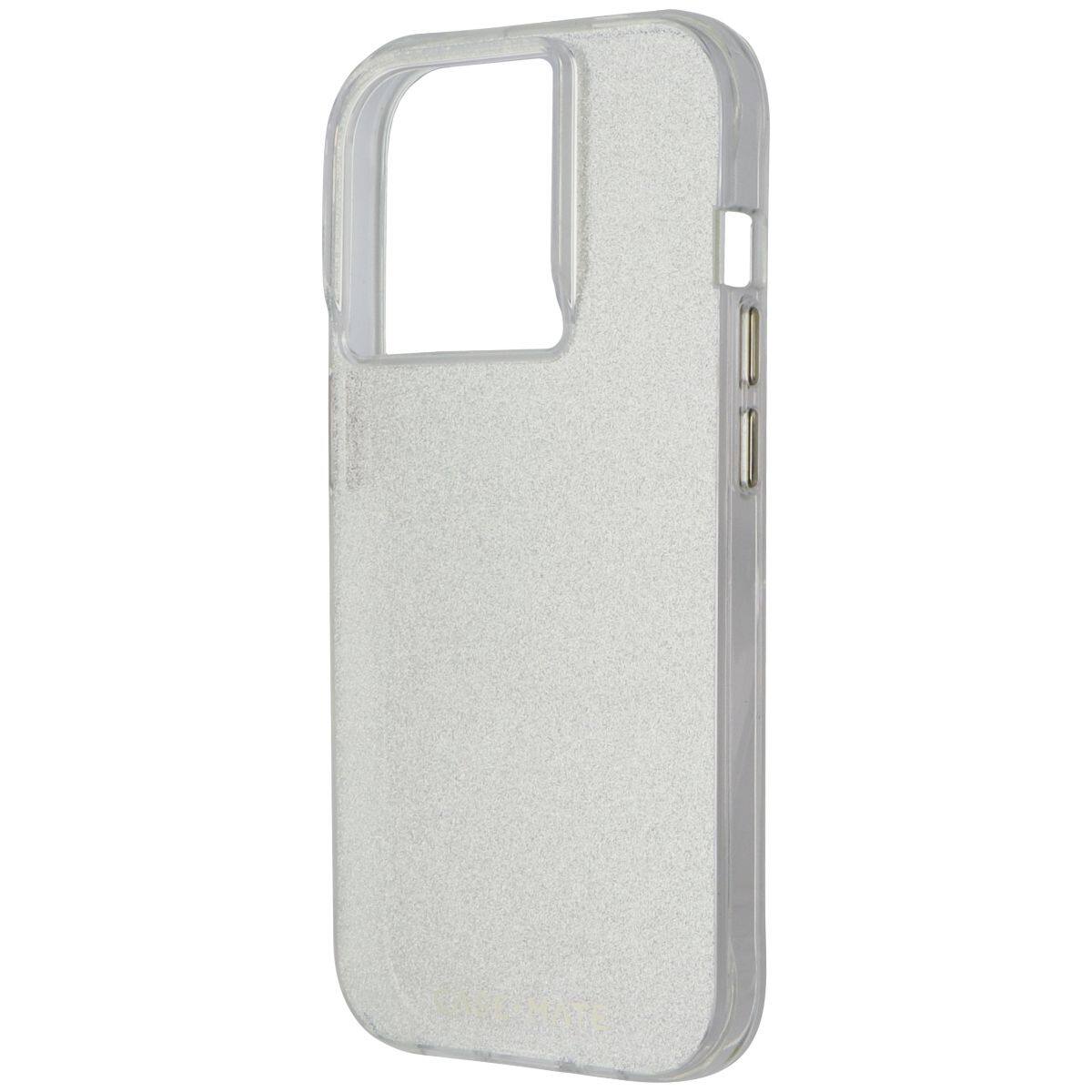 Front. Case-Mate - Case-Mate Sheer Crystal Series Case for Apple iPhone 15 Pro - Champagne Gold - Gold.