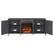 Alt View 16. Camden&Wells - Jasper Log Fireplace TV Stand for Most TVs up to 65" - Charcoal Gray.