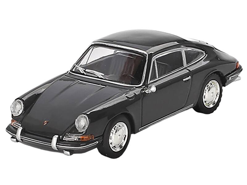 Alt View 1. True Scale Miniatures - 1964 Porsche 911 Slate Gray Limited Edition 1/64 Diecast Model Car by Mini GT.