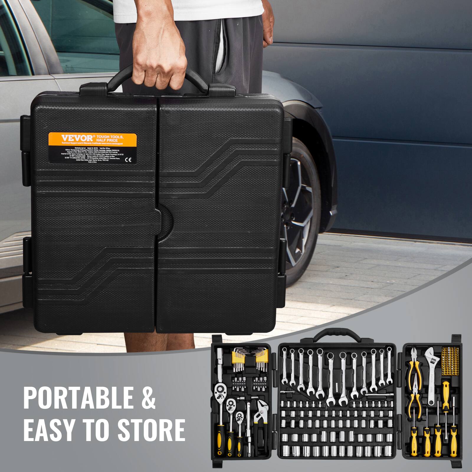 VEVOR TOUGH TOOLS | HALE PRICE | CE | PORTABLE & EASY TO STORE