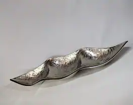 Jiallo - Premium Metallic Triple Section Serving Bowl - Silver