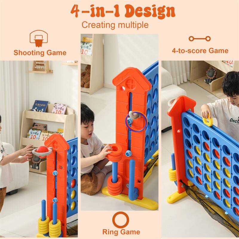 4-in-1 Design  
Creating multiple  
Shooting Game  
4-to-score Game  
Ring Game