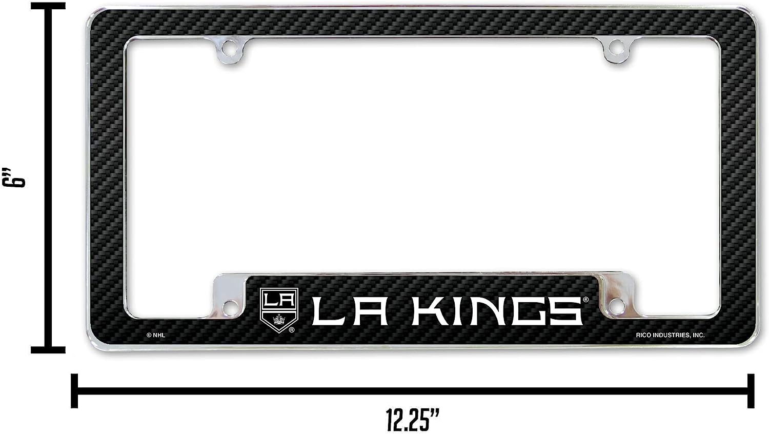 6" | NHL LA KINGS R RICO INDUSTRIES, INC. 12.25"
