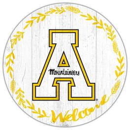 Fan Creations - Appalachian State Mountaineers 12" Welcome Circle Sign - Multicolor