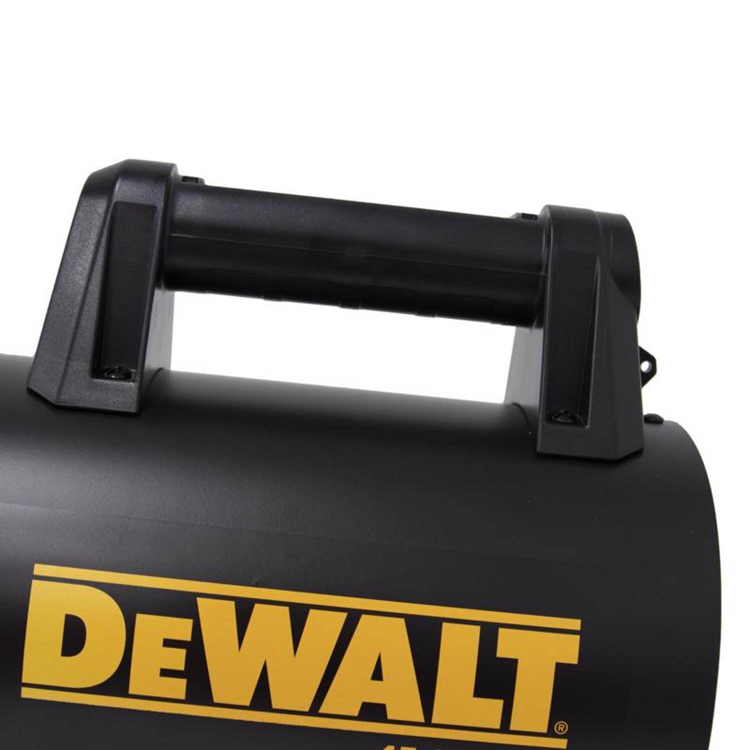 Back. Dewalt - DeWalt 45000 Btu/h 1125 sq ft Forced Air Propane Portable Heater.